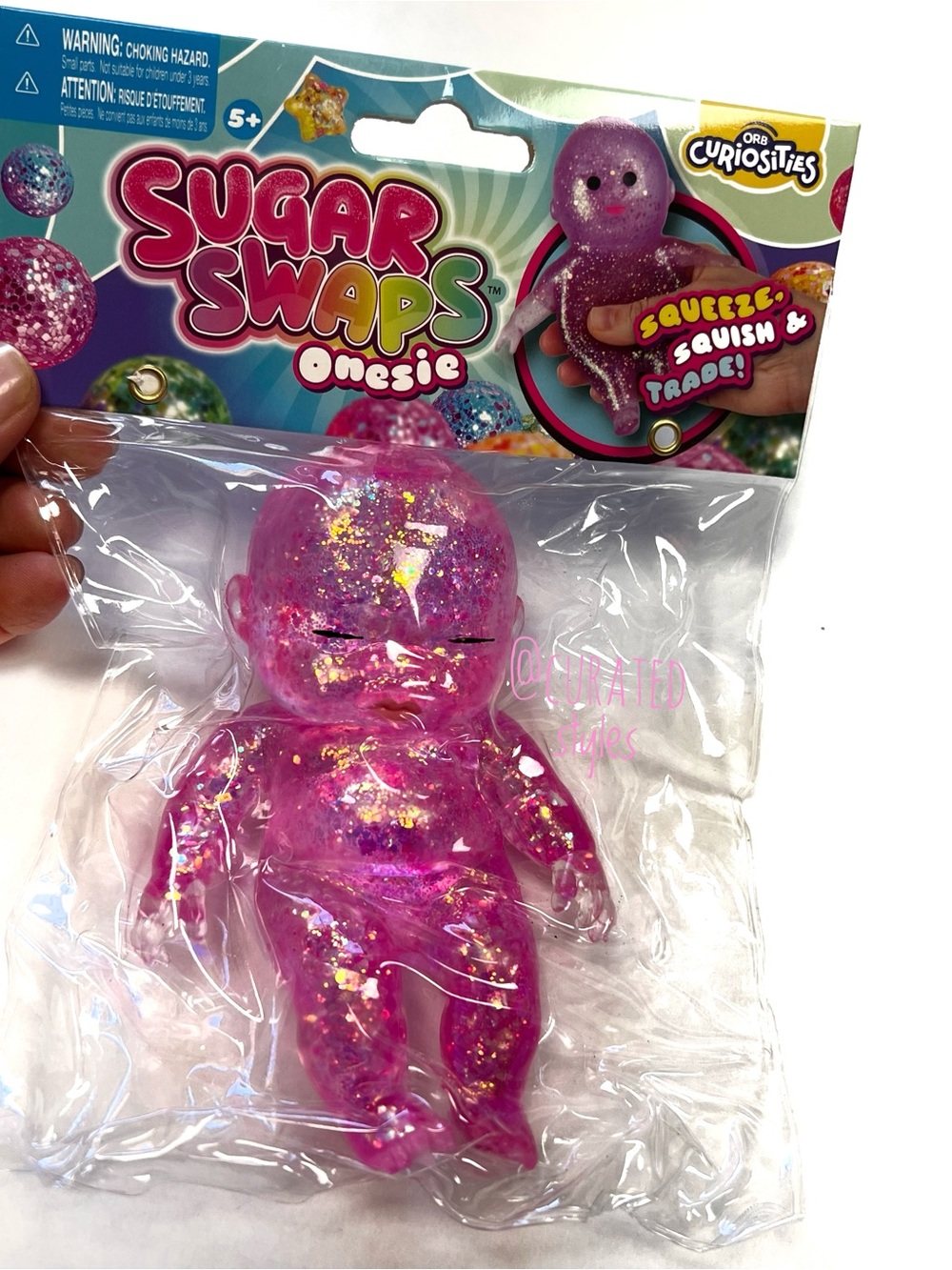 NWT Sugar Swap Onsie Pink Glittery